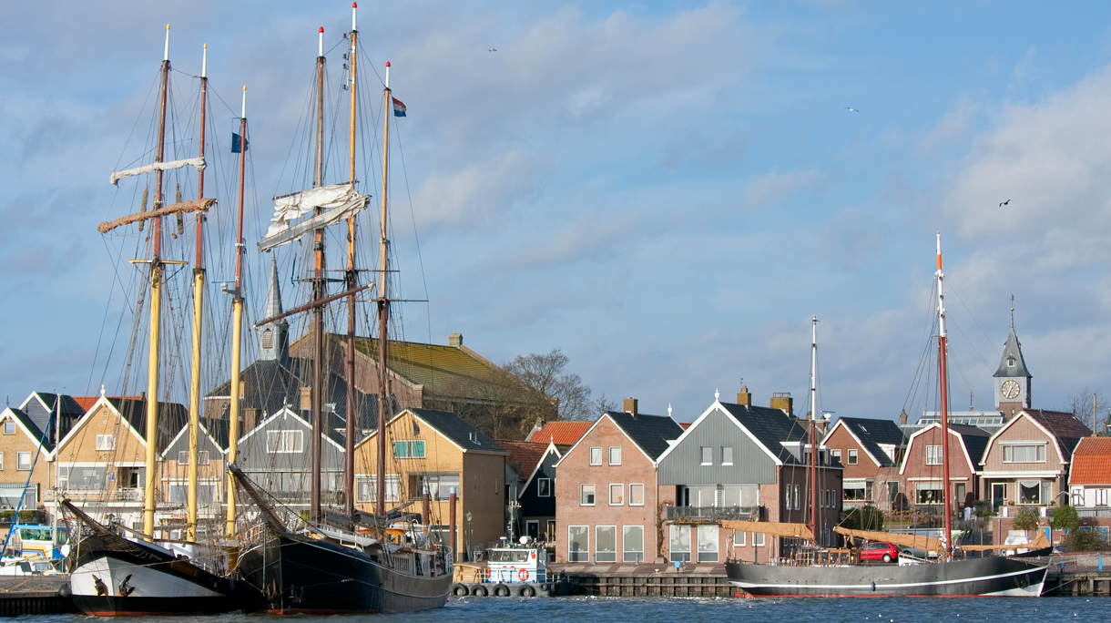 De haven van Urk.