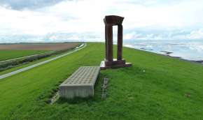 Beeld bij De Noordkaap