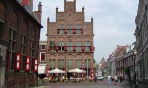 Beeld bij Hanzestad Doesburg