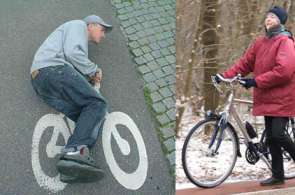 Beeld bij Eemlijn: fietstocht van Huizen naar Amersfoort