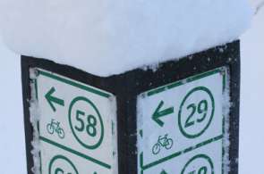 Beeld bij Drie knooppuntenfietsroutes Liberation Route