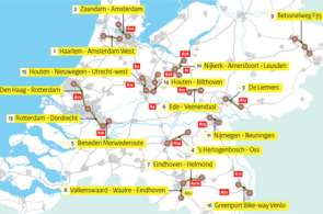 Beeld bij Het Rijk investeert in 16 nieuwe snelfietsroutes