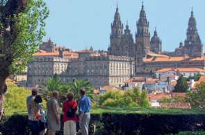 Beeld bij Santiago de Compostela: Cultuurstad
