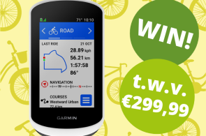 Beeld bij Maak kans op een Garmin GPS-fietscomputer t.w.v. €299,99!