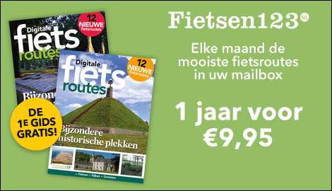 Beeld bij Abonnement digitale fietsroutegids