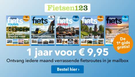 Beeld bij Abonnement digitale fietsroutegids
