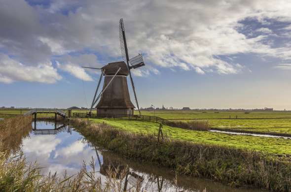 Beeld bij Molenroute Friesland