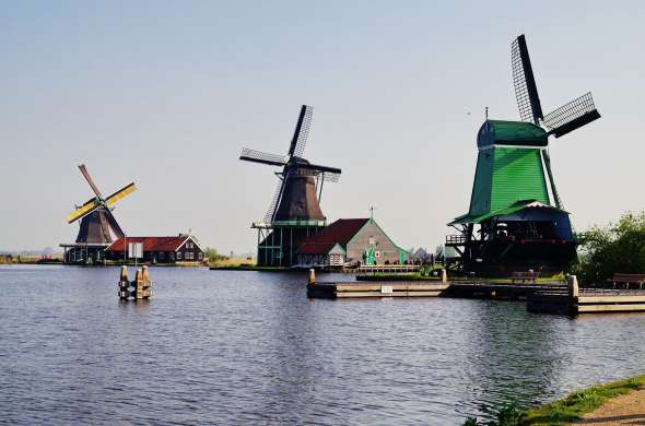 Beeld bij De Zaanse Schans & de Zaanstreek