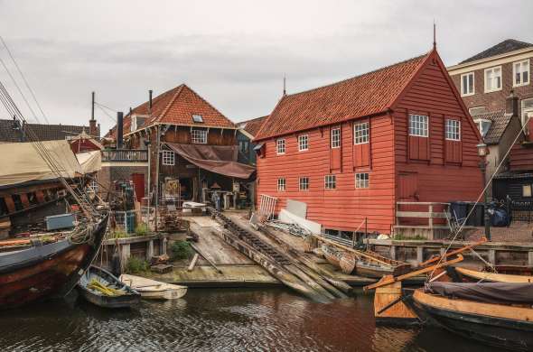 Beeld bij Rondje Eem- en Gooimeer