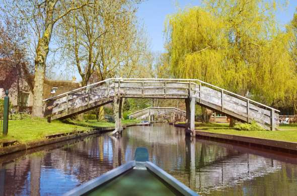 Beeld bij Bruggetjes in Giethoorn