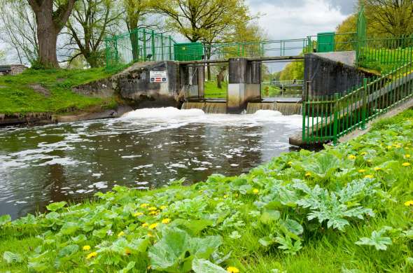 Beeld bij Het Valleikanaal