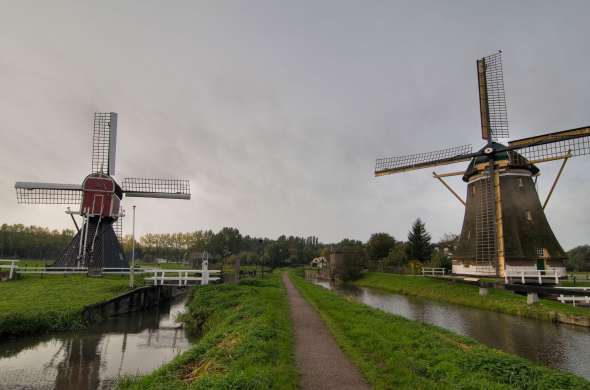 Beeld bij Een polder in het Utrechtse Noorderpark