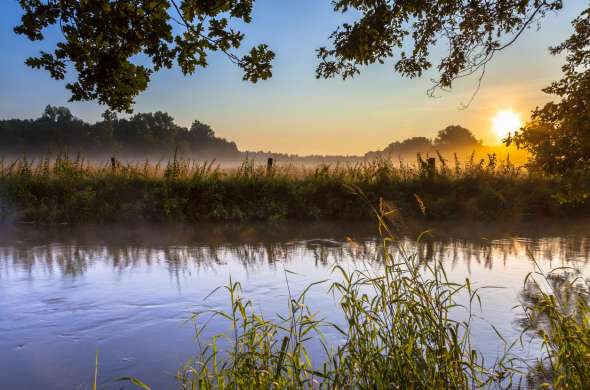 Beeld bij Het Lutterzand en de Dinkel