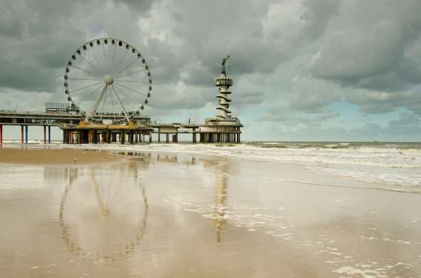 Beeld bij De Pier van Scheveningen