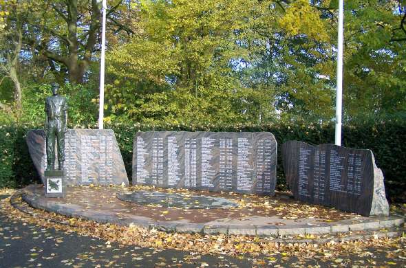 Beeld bij Van begraafplaats naar park