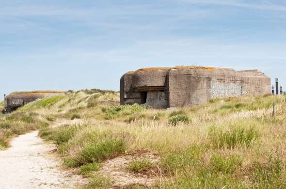 Beeld bij De Atlantikwall