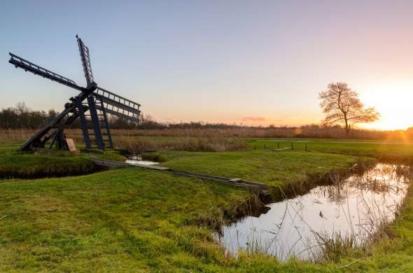 Beeld bij Langs de Linde en door de Weerribben