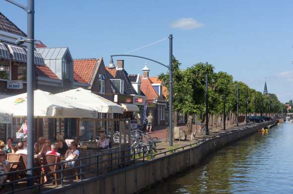 Beeld bij Westelijke meren Friesland