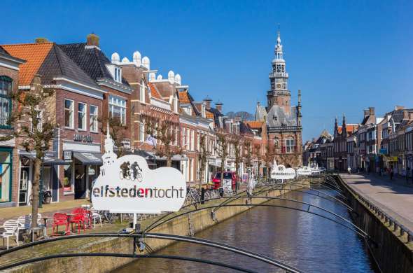 Beeld bij Lytse Marren Fietstocht