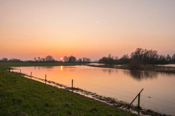 Beeld bij Zwolle-IJsselroute