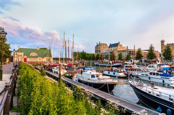 Beeld bij Rivierenroute Rotterdam