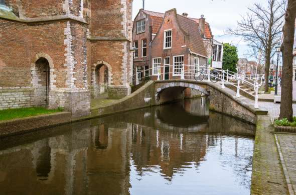 Beeld bij Klein rondje rondom Delft