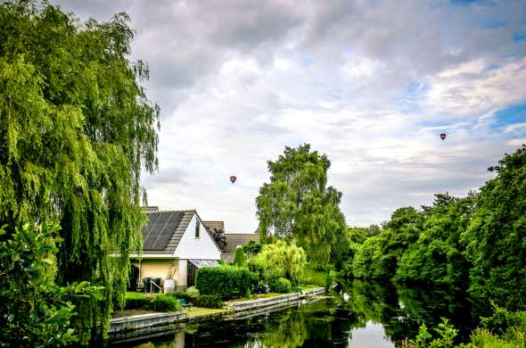 Beeld bij Rond de Langweerderwielen