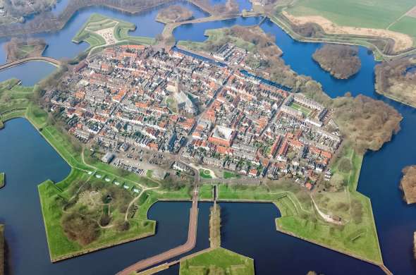 Beeld bij Naarden Vesting en omgeving