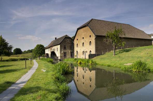 Beeld bij Watermolens in het Limburgse Heuvelland