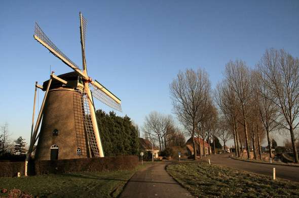 Beeld bij Molens spotten op Goeree-Overflakkee