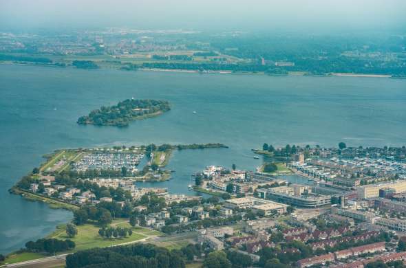 Beeld bij Wolderwijd en Nuldernauw