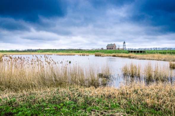 Beeld bij De voormalige Zuiderzee-eilanden