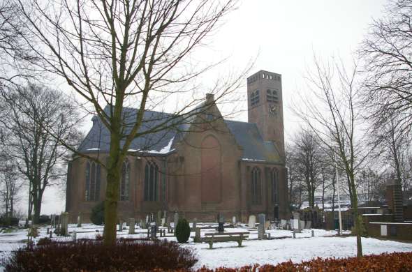 Beeld bij Dorpskerken in de Schermer en Beemster