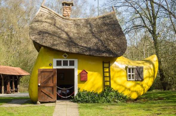 Beeld bij Het Veenpark van Drenthe