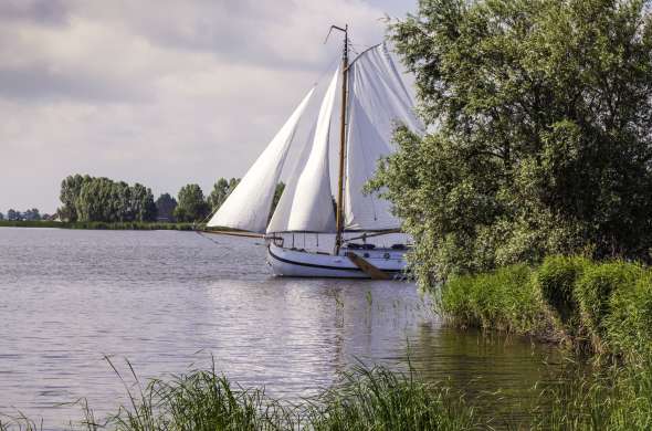 Beeld bij Fietsen rond de Fluessen