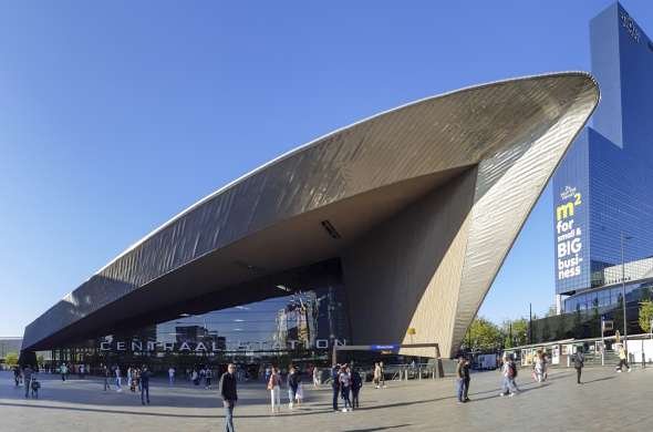 Beeld bij Het prachtige station Rotterdam centraal