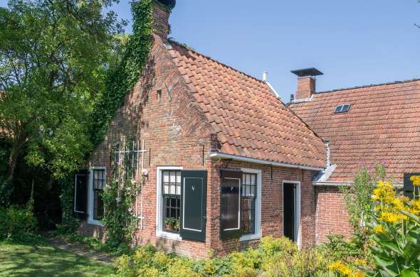 Beeld bij Openluchtmuseum Het Hoogeland