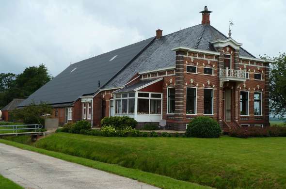 Beeld bij Oldambster boerderij