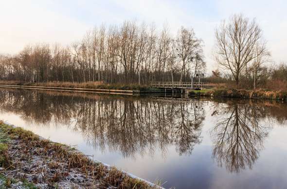 Beeld bij Op de grens van Flevoland, Friesland en Overijssel