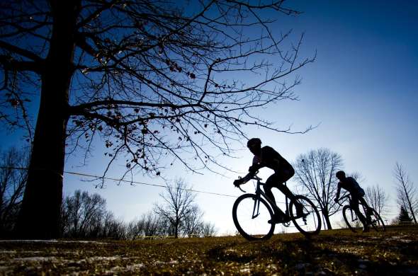 Beeld bij Veldrijden in Hoogerheide