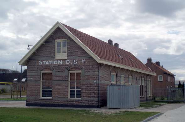 Beeld bij Het tramstation van Coevorden