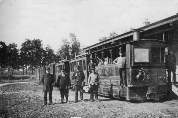 Beeld bij Tramlijn Willemstad - Oud Gastel