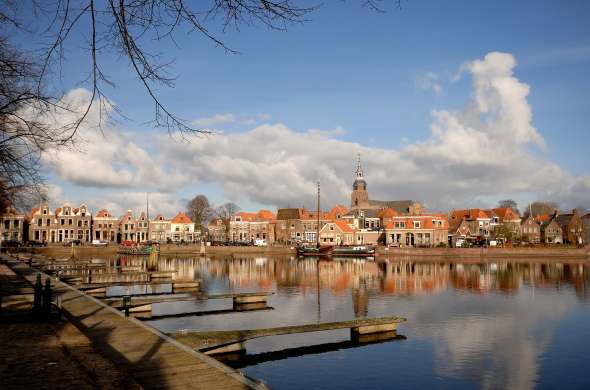 Beeld bij De tramdienst van Blokzijl naar Zwolle