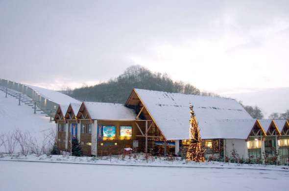 Beeld bij Wintersporten in Snowworld