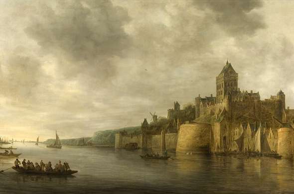 Beeld bij Jan van Goyen en de Valkhof
