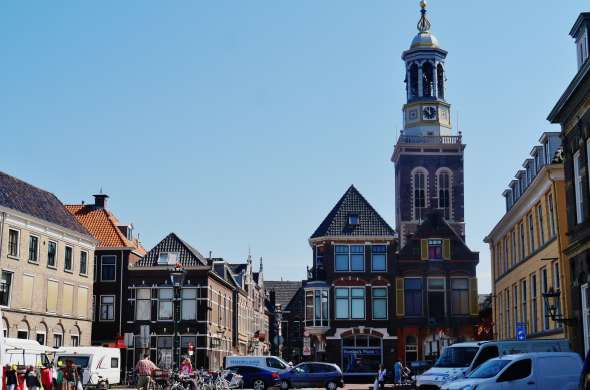 Beeld bij Windhoos in Kampen