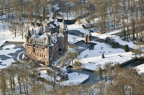 Beeld bij Een sprookjesachtig kasteel