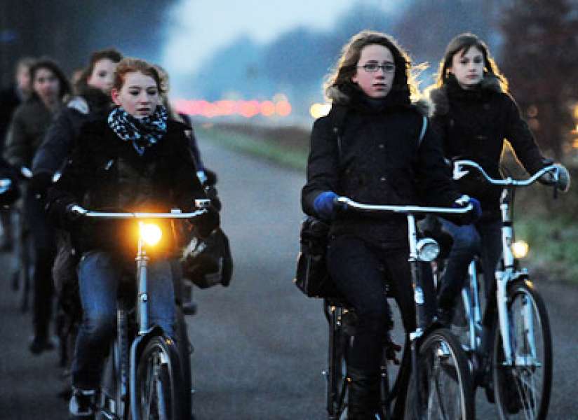 Komend wintertijd, lees de voor fietsen in het donker Fietsen123